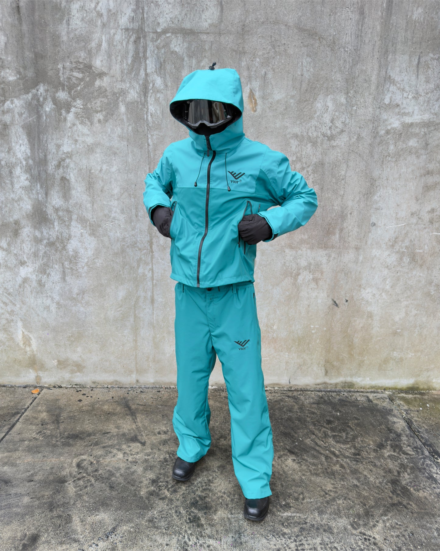 Aqua Blue V-Tex Ski Jacket