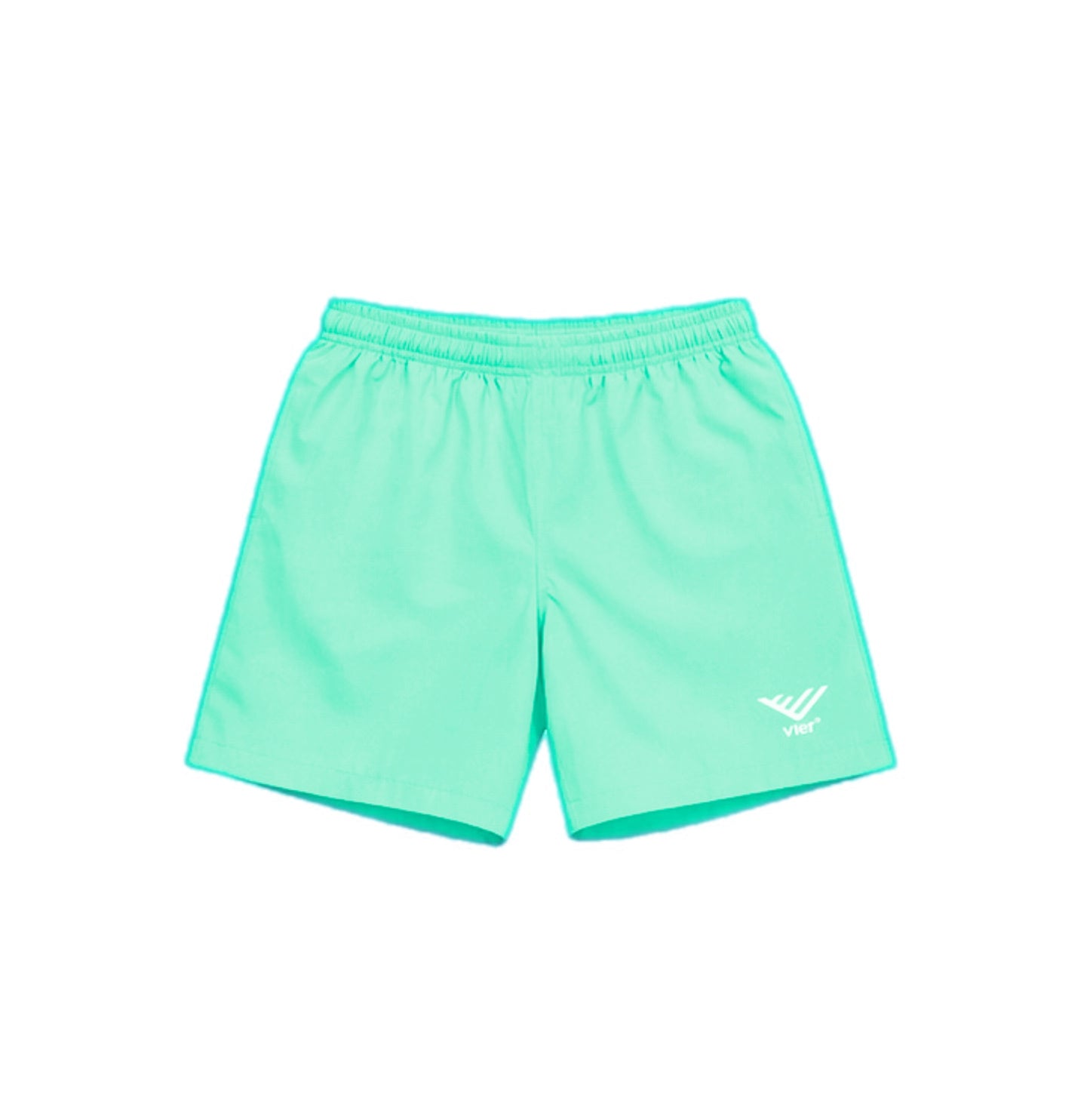 Light Green Windbreaker Shorts