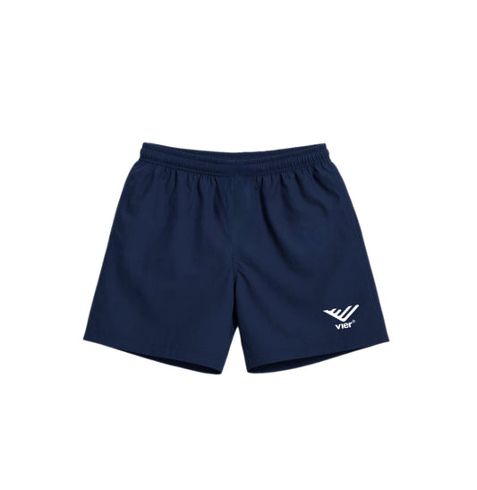 Navy Blue Windbreaker Shorts