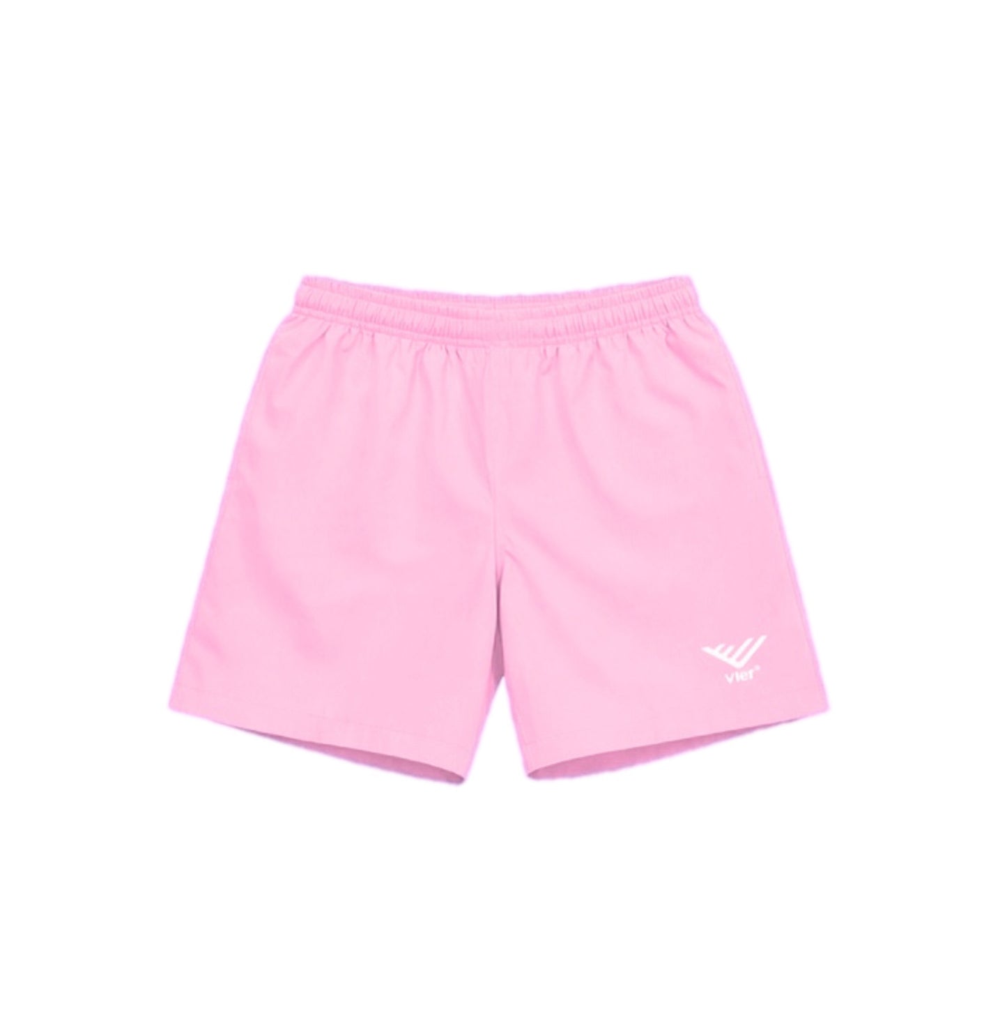 Light Pink Windbreaker Shorts