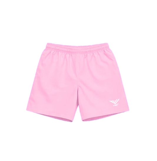 Light Pink Windbreaker Shorts