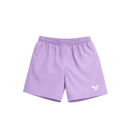 Light Purple Windbreaker Shorts